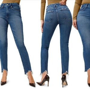 Good American Good Legs Raw Hem Skinny Jean